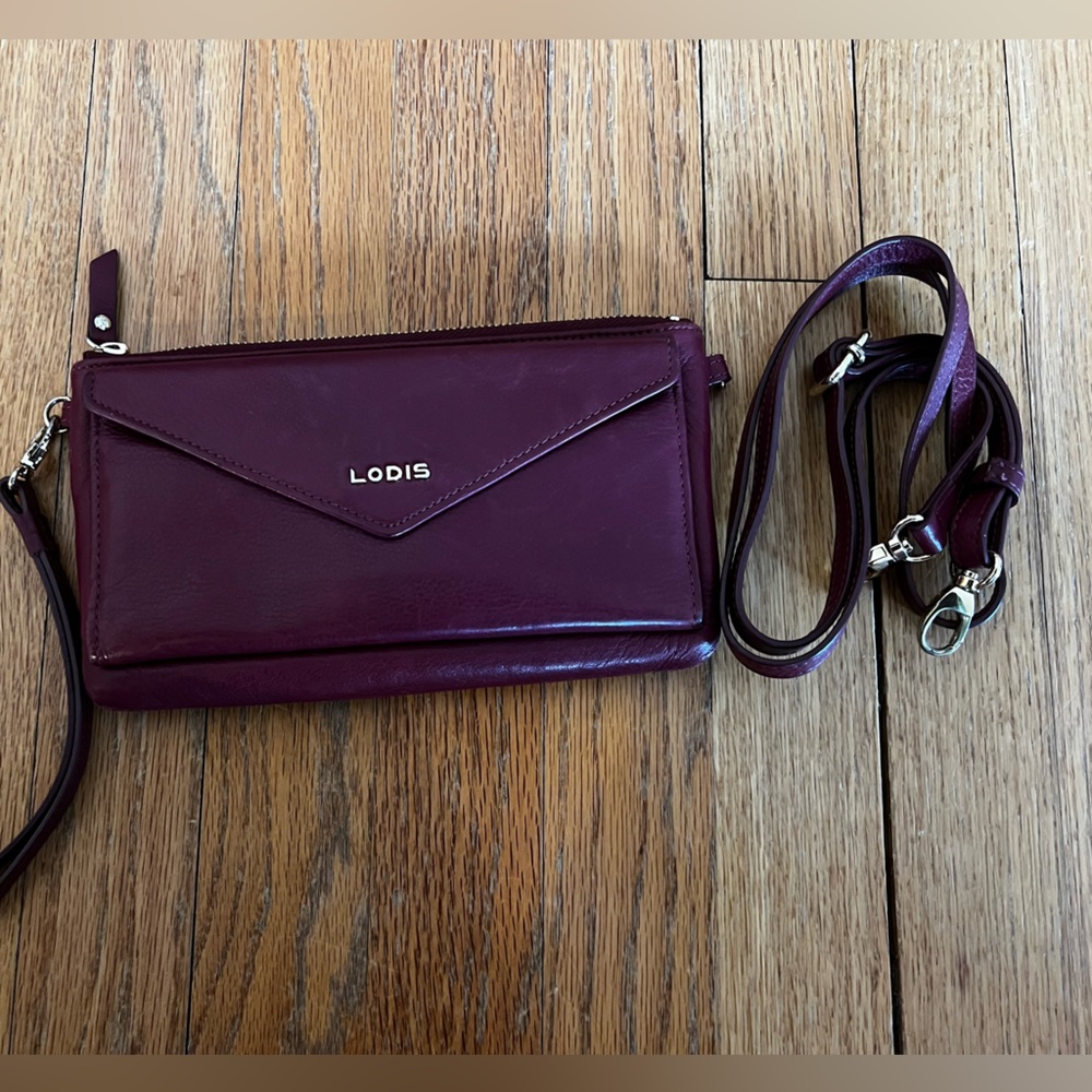 Lodis Burgundy Crossbody Bag
